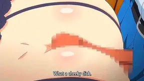 Loud Moans As Step-Dad Fucks Anime Lesbian With Big Dick In Ass Job