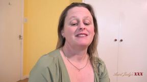 Busty MILF Landlady Marie Catches You with Her Panties in POV