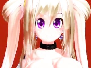 [CG MMD] Golden-haired Ariane Cevaille Breast Expansion Dance (120 FPS) by Silo9