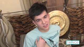 Asian Boy Xander H Jerks Off With A Huge Toy!