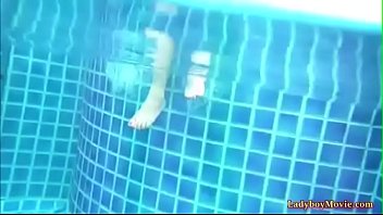 Gorgeous Ladyboy Having Fun In Swimming Pool