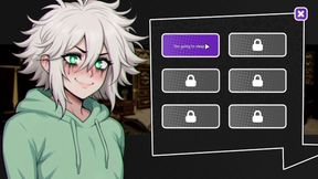 Haunted by Femboy #10 - Goth Femboy Sucks My Big Cock Dry of Juicy Cum