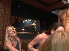 Lusty stripper is making the horny women wild