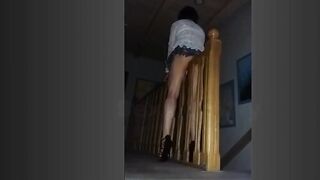 Kinky Cowgirl Sissy Slut Rides a Sex Toy8888