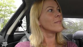 German Blonde Miley Weasel Assfucked in the Parkinglot