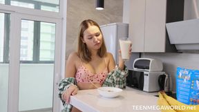 Enjoying Granola and Orgasm