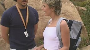 Blonde MILF Mom Outdoor Fuck Session in the Wild