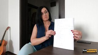 Real mom Step Aunt Teaches not only Math