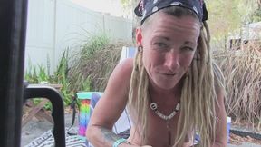 Naked Fayth Inflates Huge Mylar Loon with a Straw - WMV