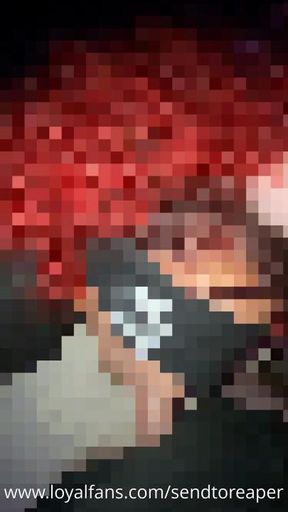 Free Use Slut Gets Used by Femdom and her Boyfriend - Pixelated