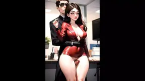 Office beauties fucking in the office compilation