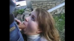 Amateur MILF Fucked in Construction Site and Cum on Big Tits by Huge Cock