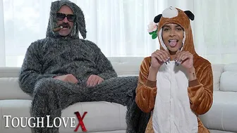 Latina Abby Lee Brazil takes a big dick doggystyle