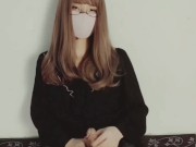 【伪娘】5.11，ol开档黑丝手冲射连裤袜上（超多牛奶）