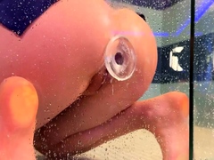 Wet and wild solo masturbation session with teen vixen