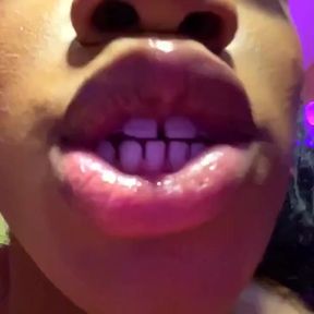 Smooches 2 Listen closely, and pucker up. POV moaning lip lipstick lip gloss