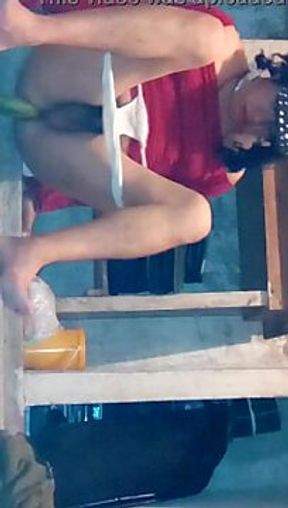 Cucumber Frenzy: Extreme Pleasure on Cam