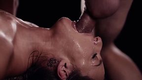 Skinny Amirah Adara pussy and ass fucked till creampie