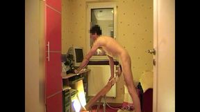 Fleshlight Stand Fuck Masturbation with a Big Load of Sperm