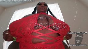 Thick Ebony Goddess Drips Sex Appeal