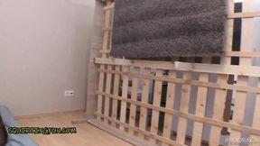 Asian squirt machine Maxine X destroys the bed!
