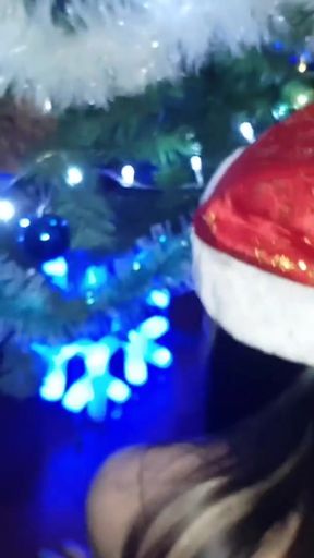 Mongols teen for Christmas ( Asian babe )   Clip 1