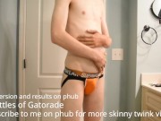 Twink has his biggest bladder ever