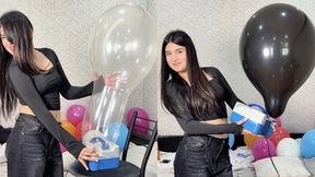 Anny S2P Balloon Popping – Electric Pump, Big Balloons & Long Necks