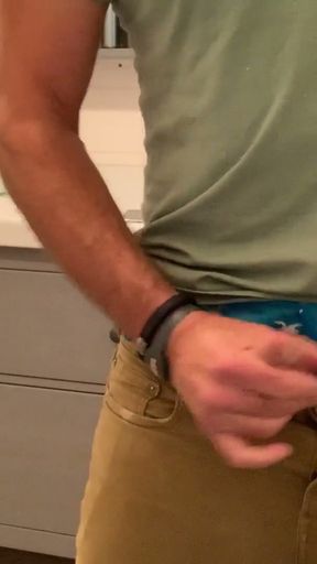 Verbal edging session, cumstains, boxers, sagging and thick cumshot. Ball ring too. Saggin in my Hollister boxers   Clip 1