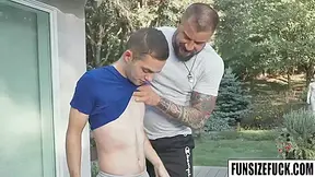 Dolf Dietrich And Marcus Rivers - Pocket-rocket Takes A Massive Cock Up His Tiny Bottom!