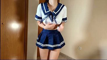 Asian college student seduces director and fucks him HOT! [My Asian Toy]
