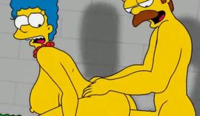 MILF Marge Simpson cheating