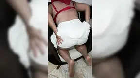 Lonely widow strokes her lonely member in private