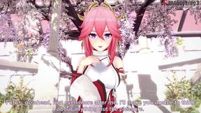 yae miko fucking ahegao face - full pov - genshin impact - full version on ptrn and sheer: fantasyking3 (step, ahegao pink haired girl)