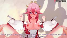 yae miko fucking ahegao face - full pov - genshin impact - full version on ptrn and sheer: fantasyking3 (step, ahegao pink haired girl)