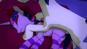 Dirty Pony Fucks His Pony Friend In Her Asshole While She Is