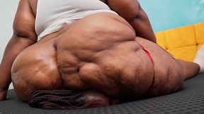 150kg SSBBW Granny Fullweight Facesitting Crush – Tiny 40kg Slave Tonya Buried & Smothered Under Massive Smelly Ass | Wet Fart Domination