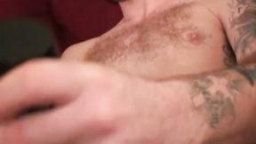 ”Naughty hunk uses kinky fleshlight for a horny masturbation”