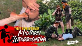 Mean Army redheads Nara, Mel and Fennix interrogated a spy in the jungle (EN-sub)