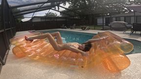 Pool Float Popping Fun