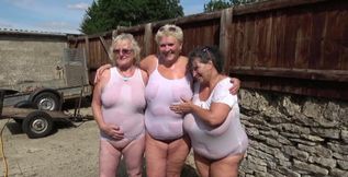 A little naughty wet t shirt fun, well 3 naughty ladies actually!
