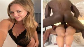 Skinny girl takes huge black BBC and gets destroyed