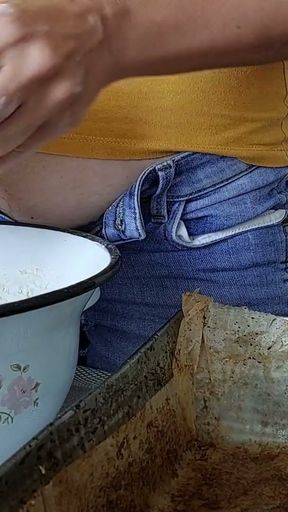 Sensual hairy woman in the kitchen. Sexy mom, hairy pussy, big ass, vacuuming the house naked. Hairy Latina big&hellip;   Clip 3
