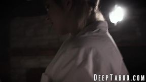 Freaky girl brings cousin Whitney Wright to suck a dick