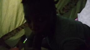 Ebonyampie Giving Head for Treat Halloween Night