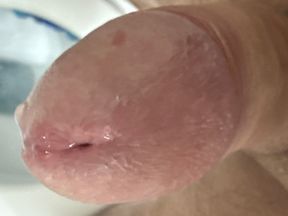Jerkin off in my bathroom in the morning