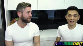 Australian Gay Saint Spreads Legs Wide To Welcome Lawrence Hard Cock