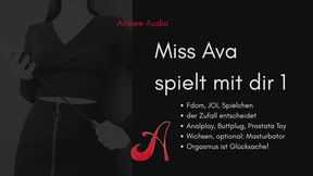 Miss Ava Spielt Mit Dir Teil 1 | Avalee Audio | German | JOI | Anal Play | Erotikaudio für devote Männer