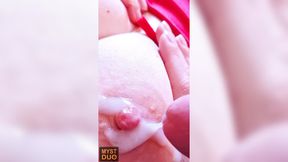 Compilation - Cum on Tits (vertical)
