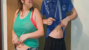 Let's clean each other's belly buttons MP4